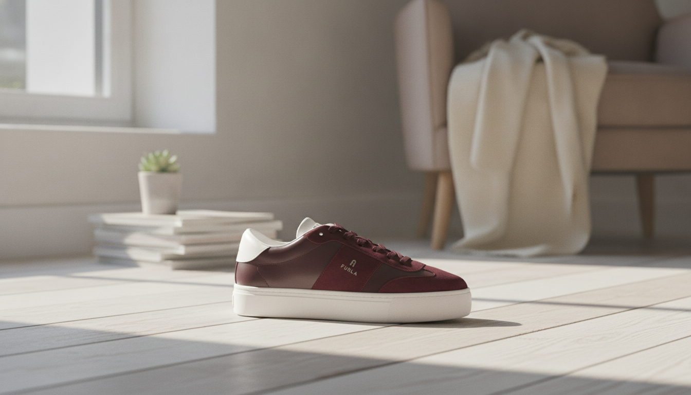 Furla Bordeaux Leather Sneakers: Style, Comfort, Care