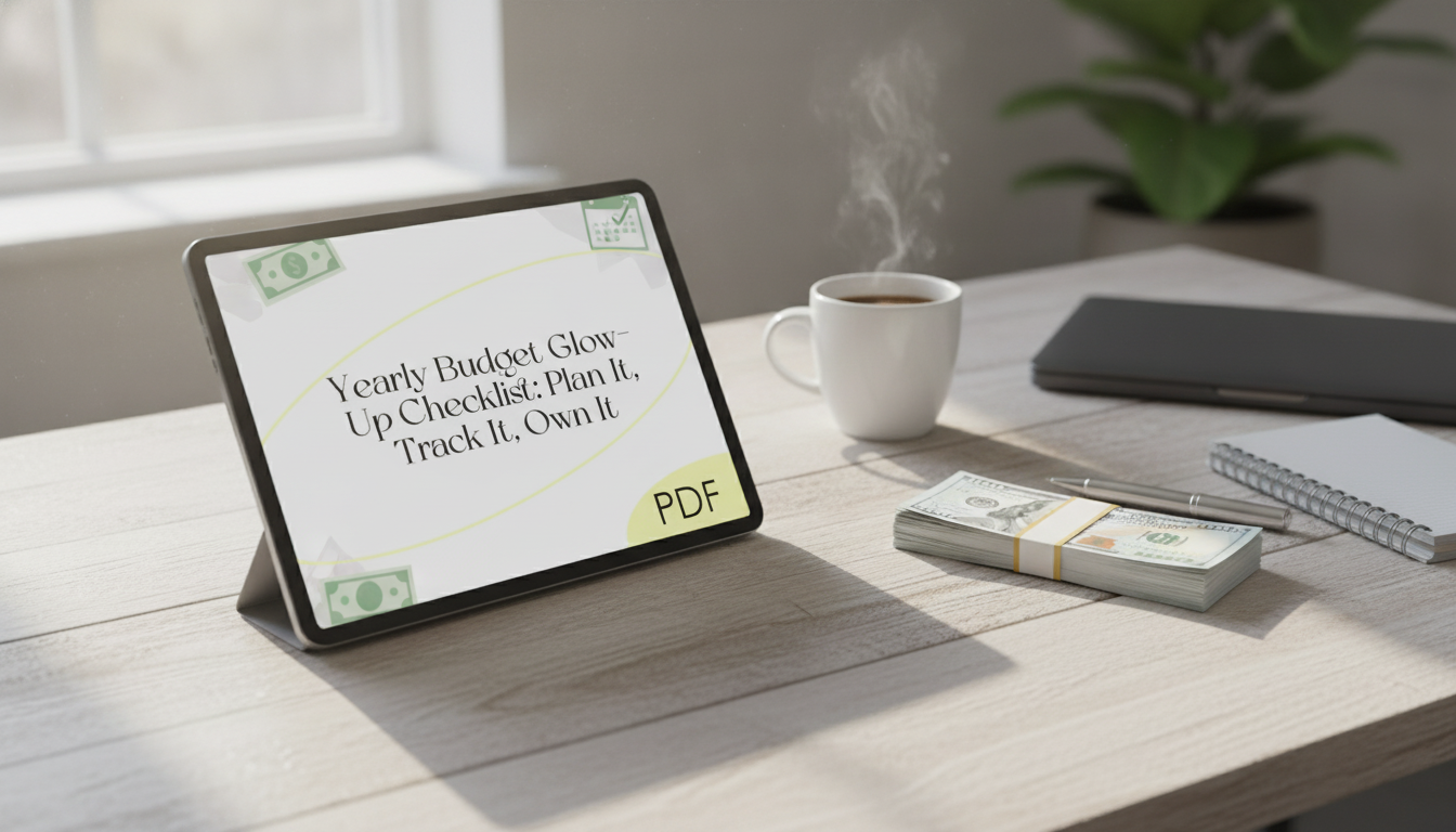 Yearly Budget Glow-Up: Checklist to Plan, Track & Win