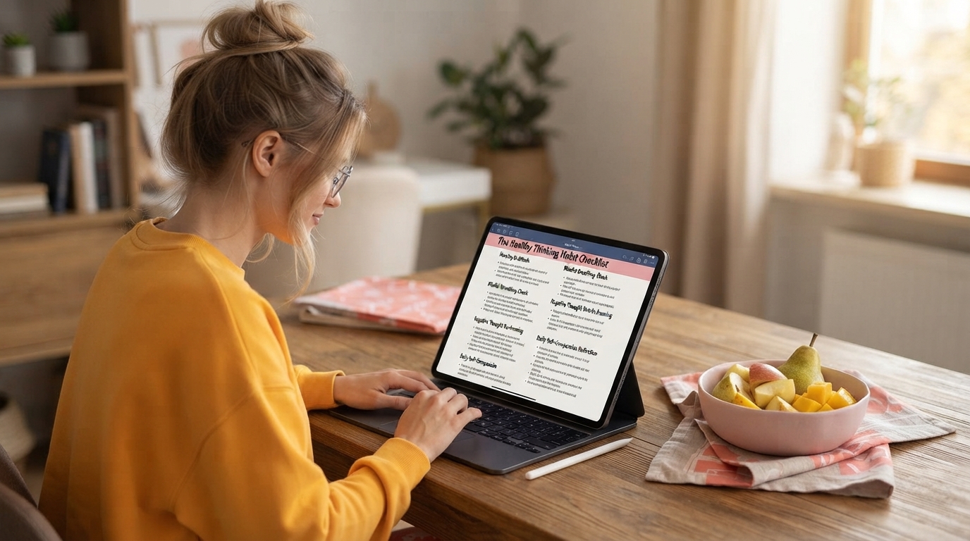 Healthy Thinking Checklist: Daily Habits for Balance