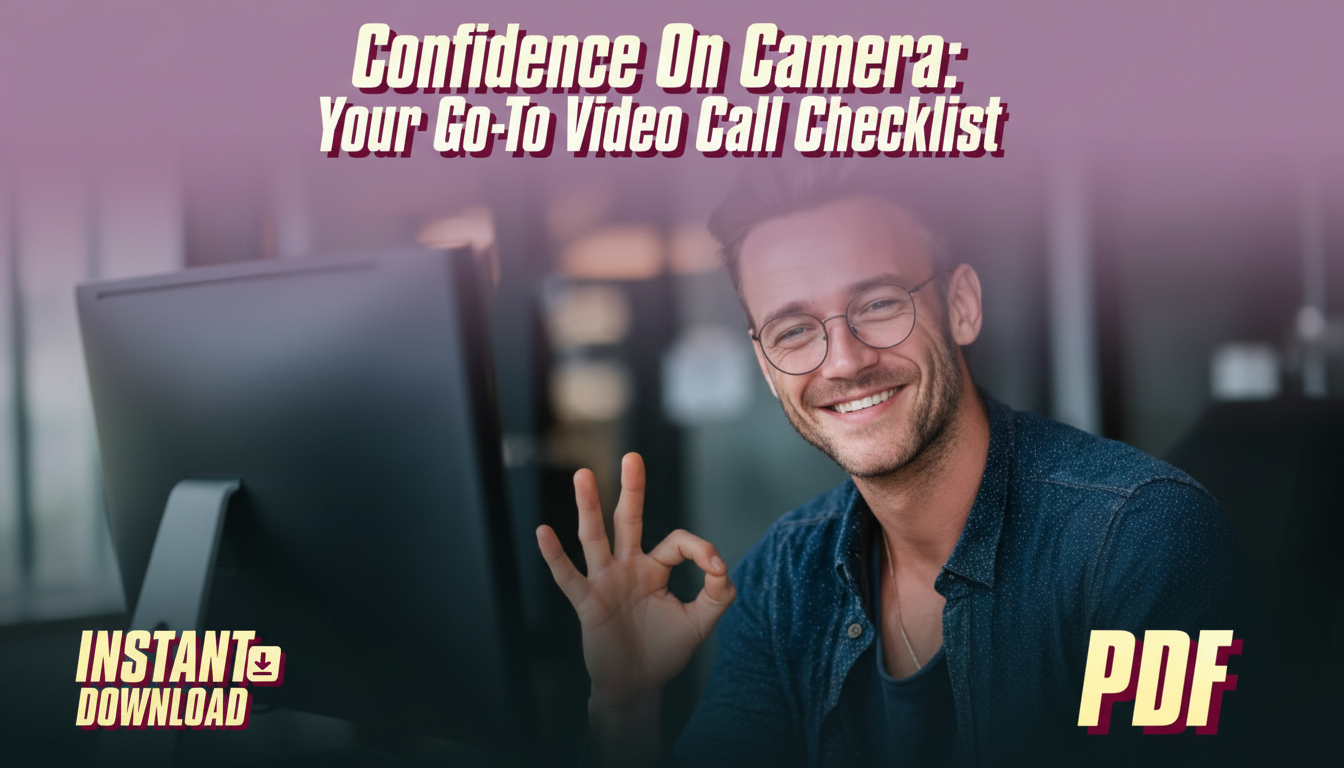 Look Confident on Zoom: The 10-Min Video Call Checklist