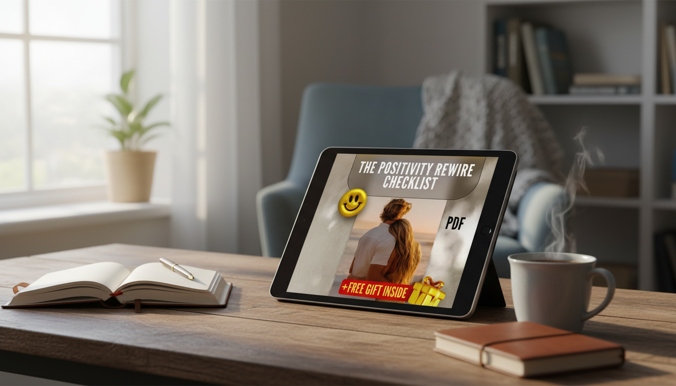 Positivity Rewire Checklist: 5-Min Daily Mindset Reset